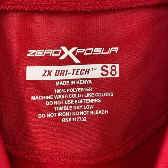Zeroxposur ZX-Drinfit Longsleeve Crewneck Athletic Shirt  Sz 8 - Picture 5 of 7
